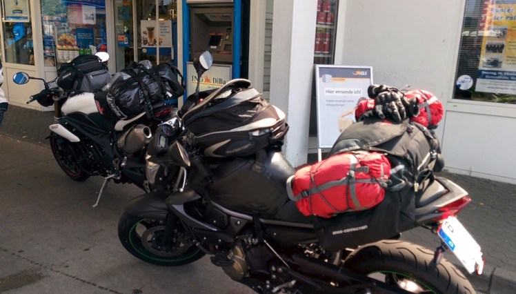 Start der Motorradtour nach Thüringen