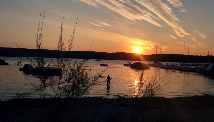 Camp Slamni Sonnenuntergang