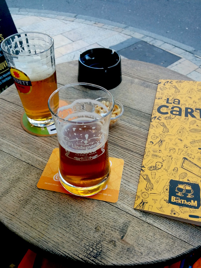 Erfrischung in Craft Beer Bar in Dijon