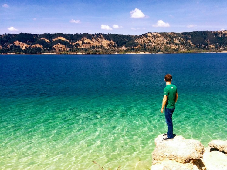 die strahlenden Farben des Lac de Sainte-Croix