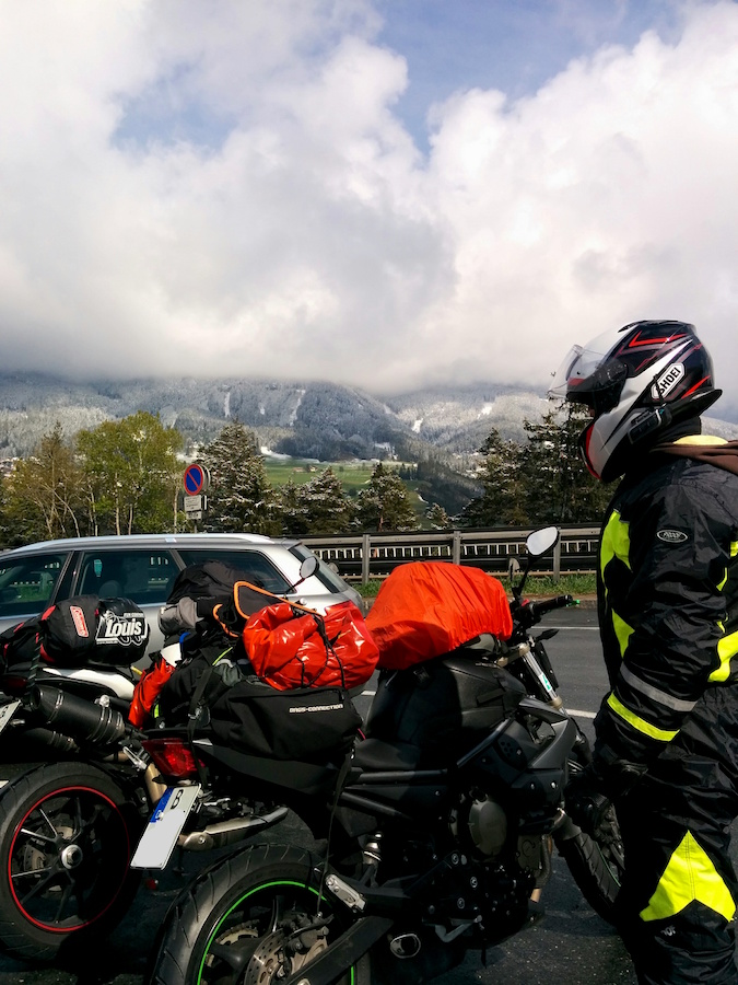 Brenner Schnee Wetterschutz für Mensch und Motorräder